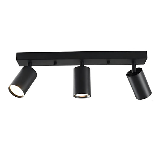 Lampara Tipo Spot Gu10 X 3 Unid 110v Negro