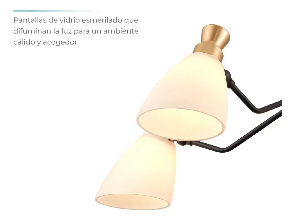 Lámpara Colgante Spider 5 Luces E14